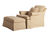 Traditionelle Sessel mit Fu�schemel
