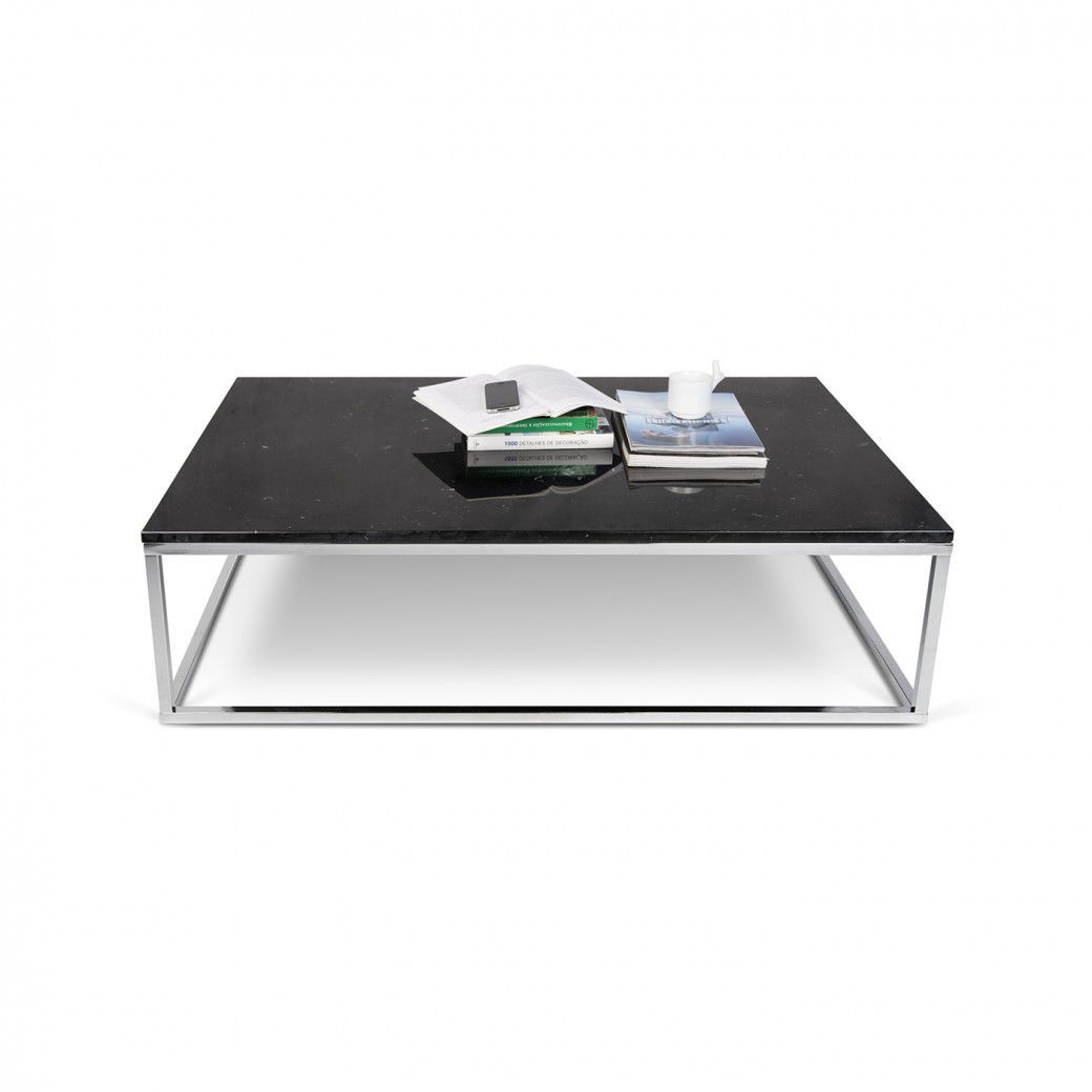 Couchtisch / modern / holz / verchromtes metall prairie 120 by ...