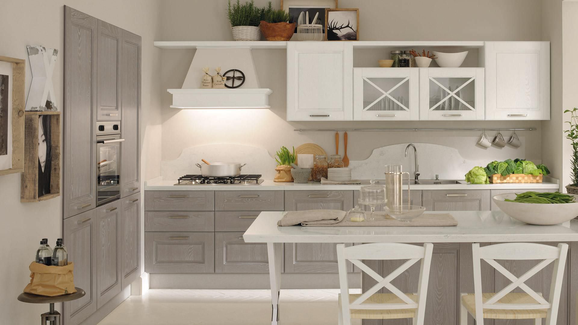 Klassische Küche / Holz - AGNESE - CUCINE LUBE Klassische Küche / Holz - AGNESE - CUCINE LUBE