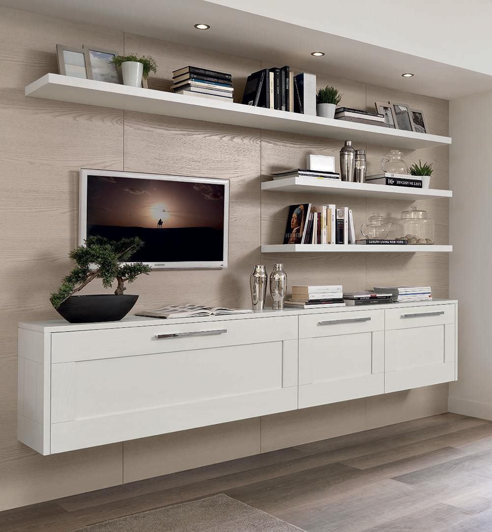 Wandmontiertes Sideboard / modern / Holz - GALLERY - CUCINE LUBE ... Wandmontiertes Sideboard / modern / Holz - GALLERY - CUCINE LUBE ...