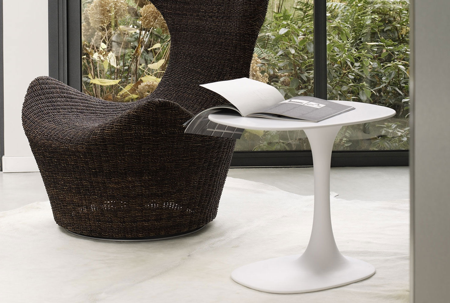 Beistelltisch / modern / cristalplant® / oval awa outdoor b&b ...