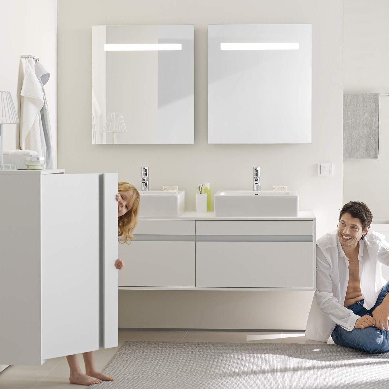 Unterschrank für badezimmer wandmontage kt6697 blr by christian werner duravit