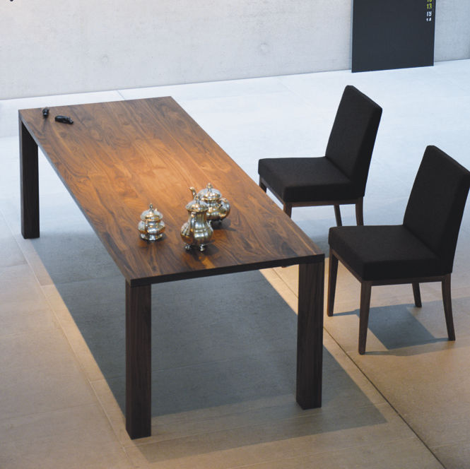 Moderner Tisch Holzfurnier Rechteckig Fur Den Garten Leos By