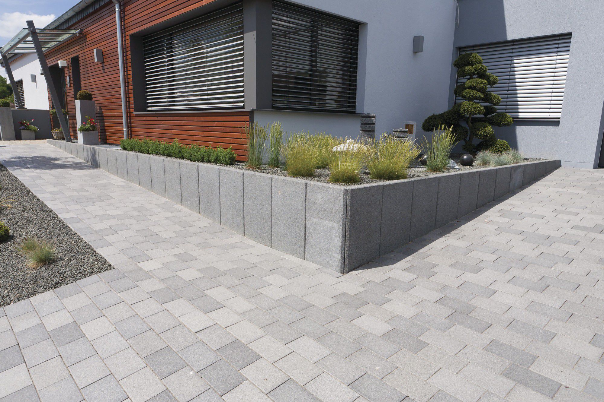 Stein-Stützmauer / Modulare / für Gartenzäune - Rinn Beton- und ... Stein-Stützmauer / Modulare / für Gartenzäune - Rinn Beton- und ...
