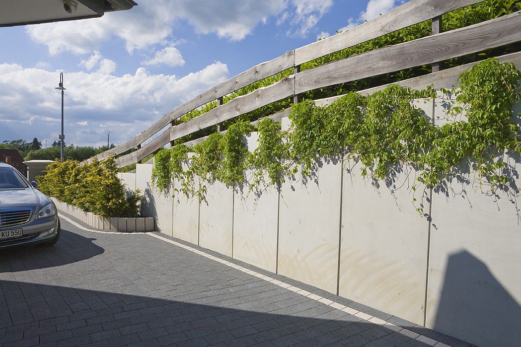Beton-Stützmauer / Modulare / für Gartenzäune - Rinn Beton- und ... Beton-Stützmauer / Modulare / für Gartenzäune - Rinn Beton- und ...