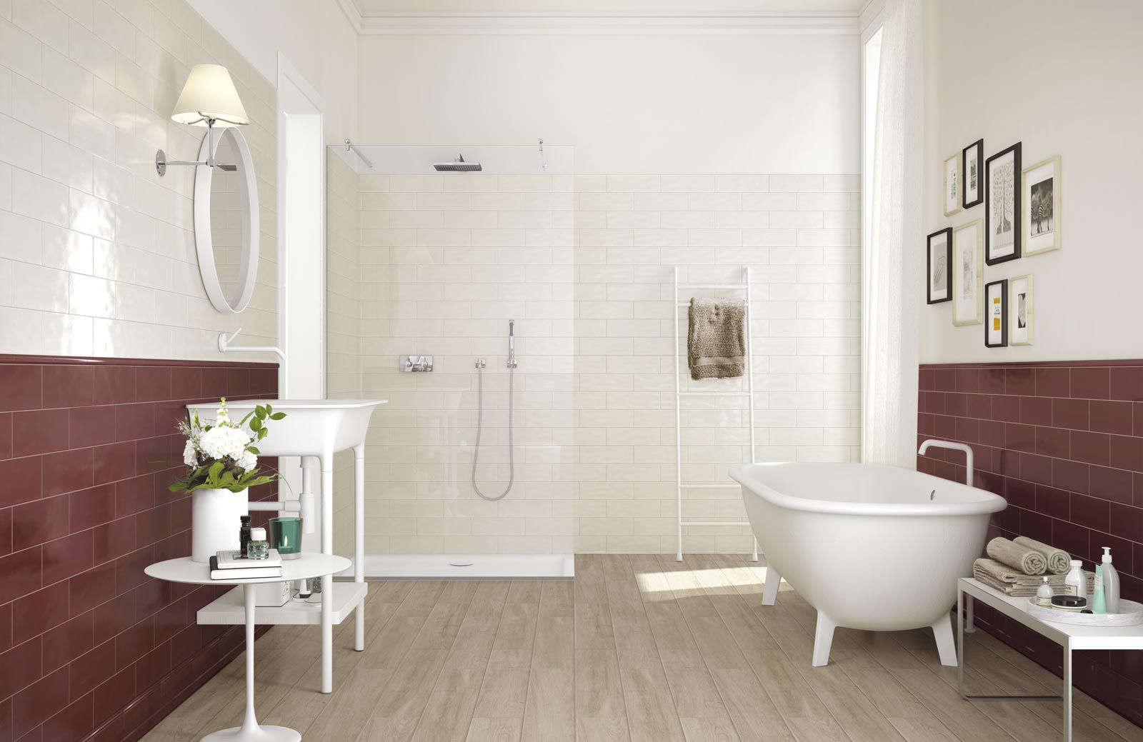 Fliese für badezimmer / küchen / wandmontiert / aus keramik ...
