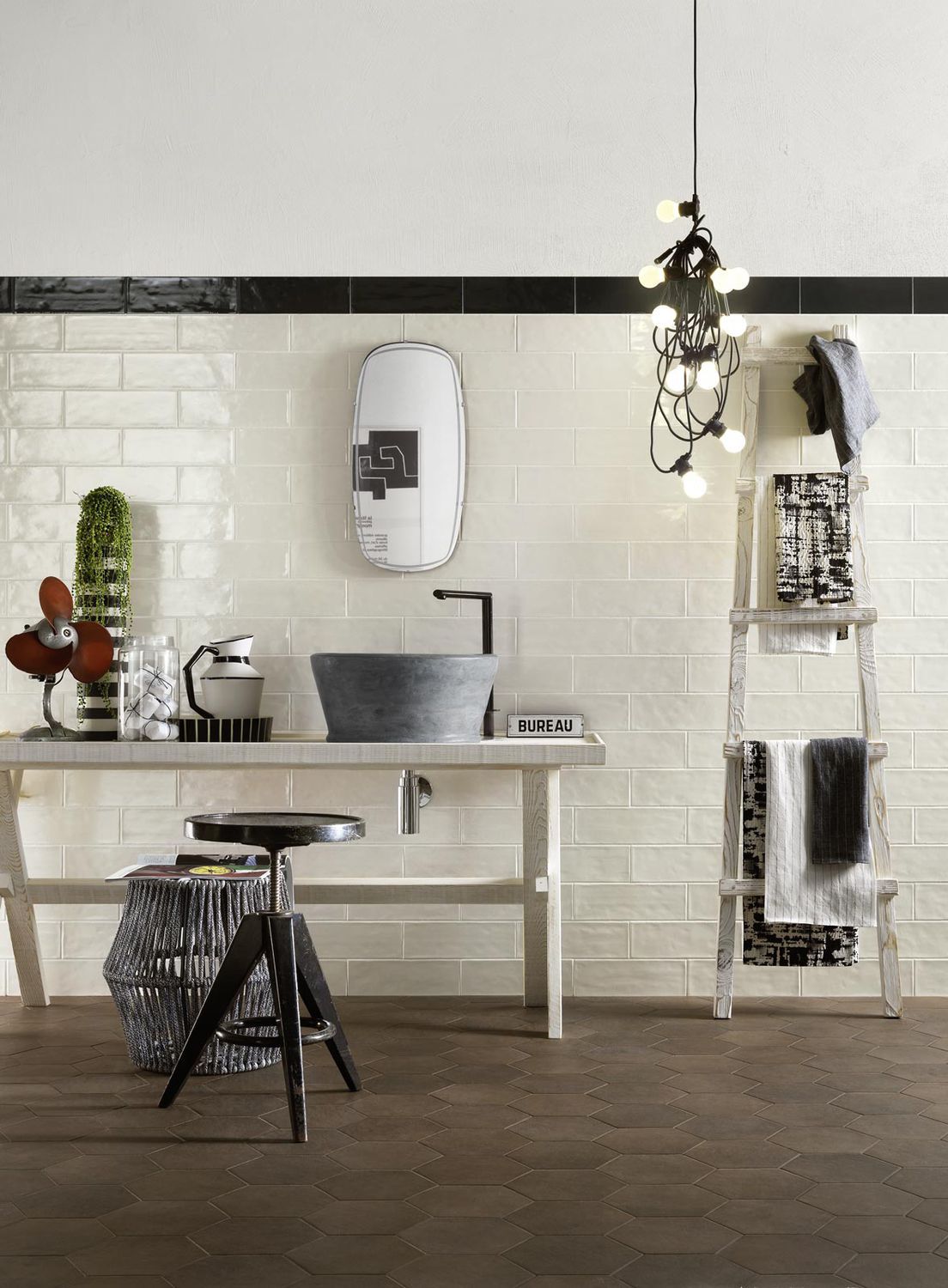 Fliese für badezimmer / küchen / wandmontiert / aus keramik ...