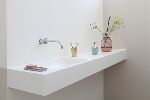 Wand-Waschbecken / rechteckig / Holz / Hi-macs® - BOX by Marike ... Wand-Waschbecken / rechteckig / Holz / Hi-macs® - BOX by Marike ...