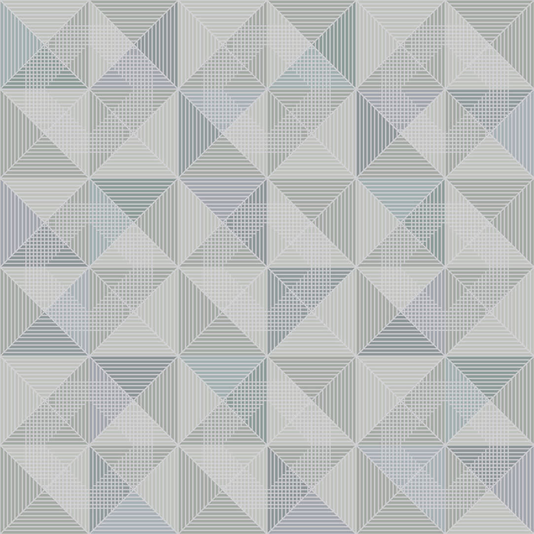 Moderne tapete / mit geometrischem muster / weià / blau ...