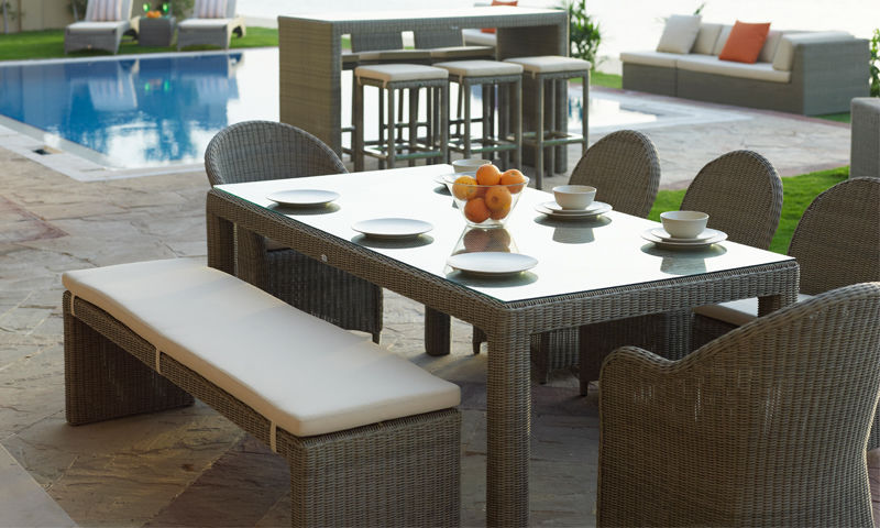 Gartenbank Modern Rattan sdatec.com