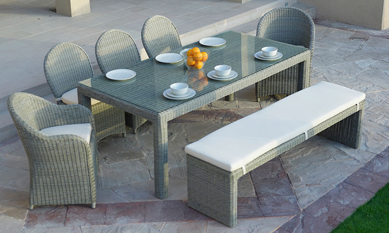 Gartenbank Modern Rattan sdatec.com