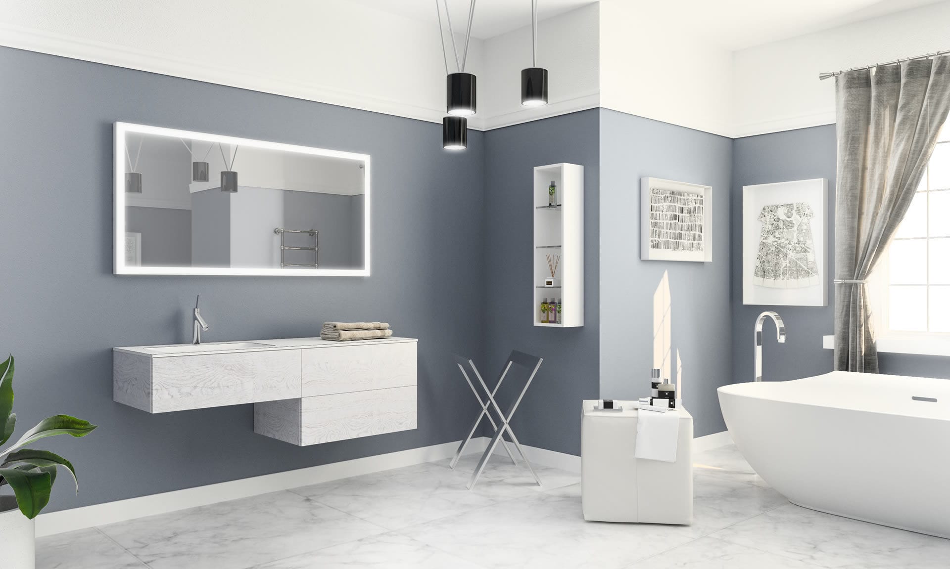 Modernes Badezimmer / Holz - NATURA - ISA BAGNO Modernes Badezimmer / Holz - NATURA - ISA BAGNO