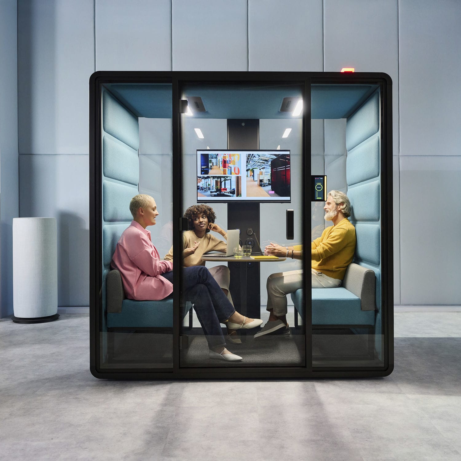 Pod B Ro Akustik Hushfree M Mikomax Smart Office Mit Glast R