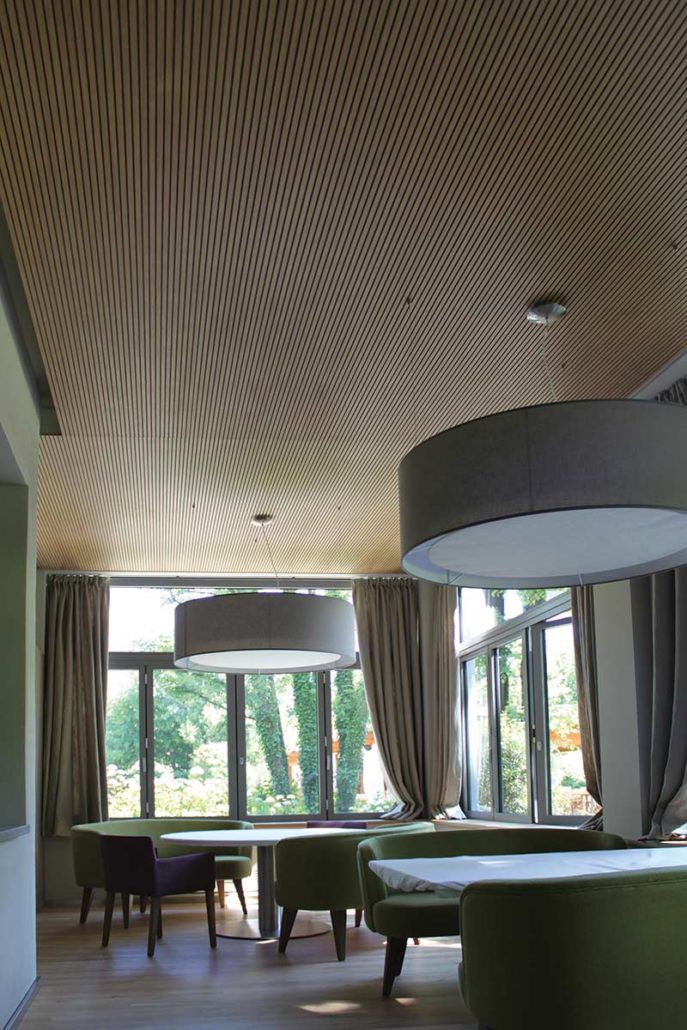 Schallschlückplatte für innenausbau / für abgehängte decke / für ...