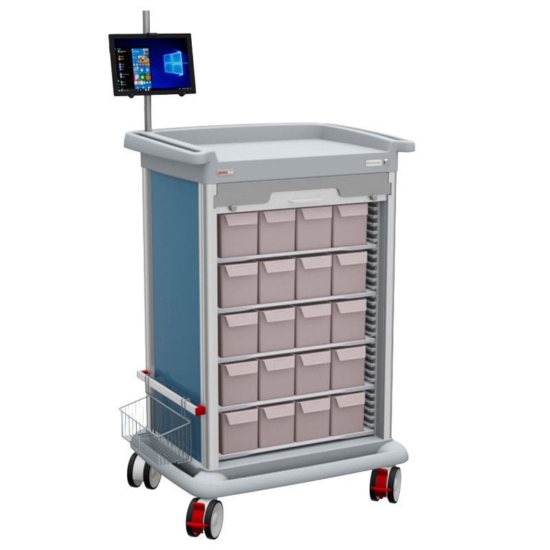 Wagen Mit Tablet Halterung PRECISO N10X THERAPY Francehopital