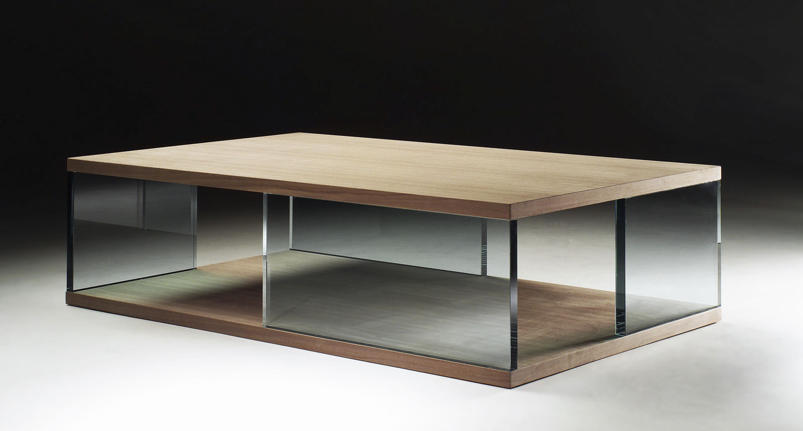 Couchtisch / modern / holz / glas ocean flexform