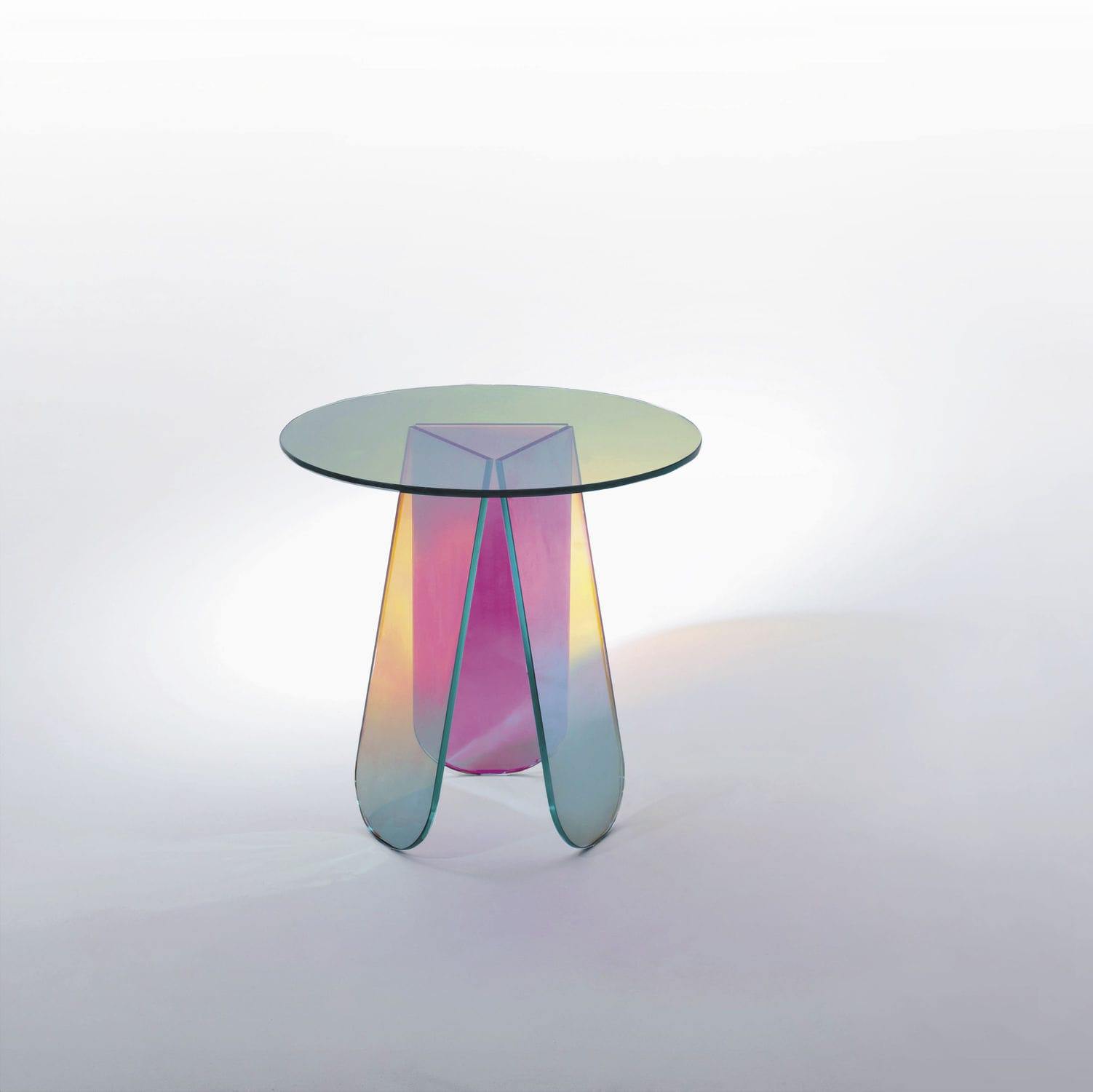 couchtische glas oval, moderner couchtisch / glas / rund / oval - shimmer - glas italia, Design ideen