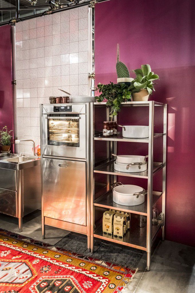 Moderne küche / edelstahl / modul 190 “eurocucina” alpes inox
