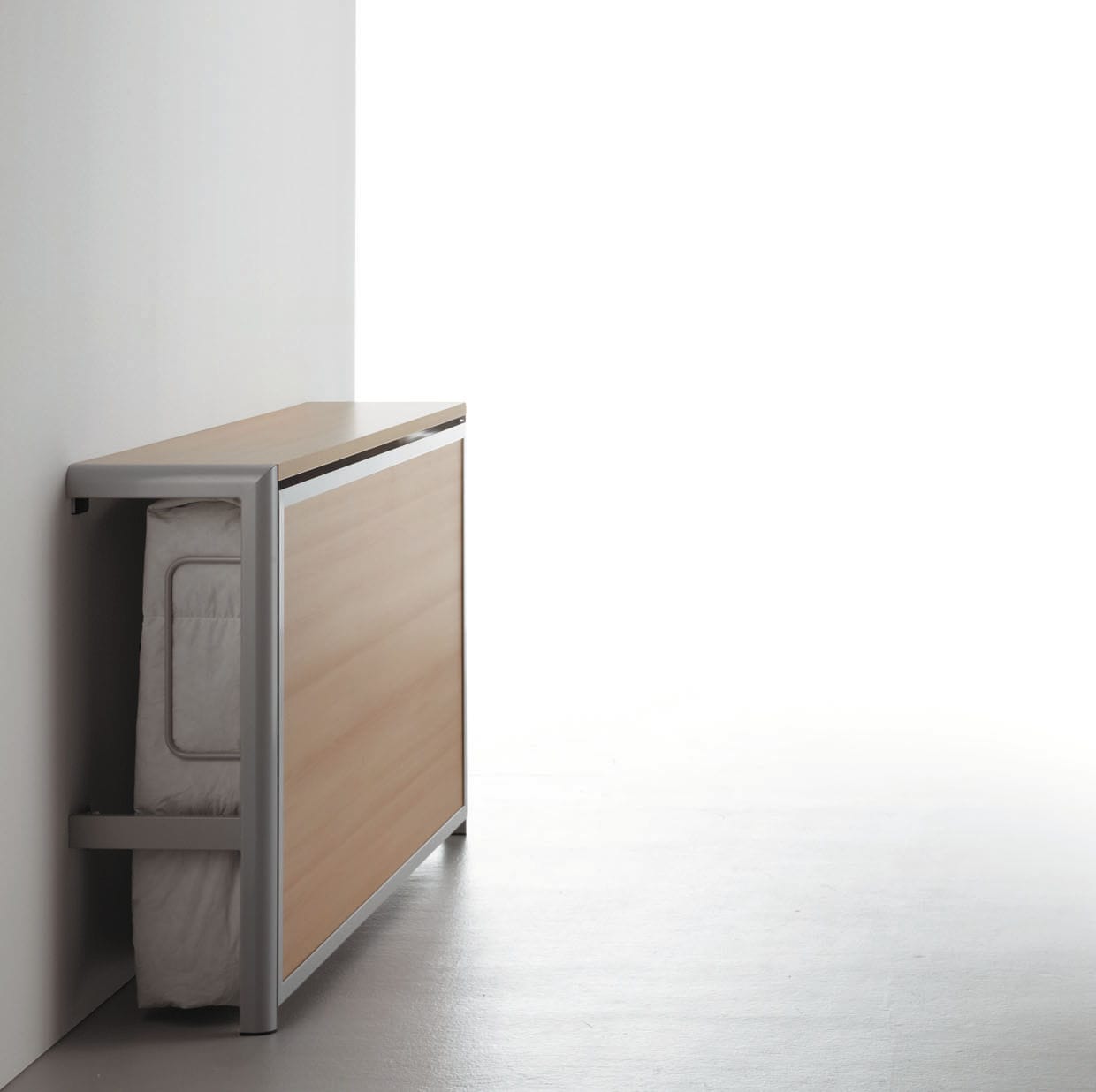 1 bett / schrank / modern / holz la literal sellex Bett mit schrank