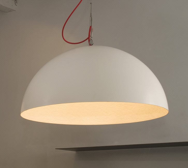 Hängelampe / modern / für Innenbereich / aus Stahl - LUNA : MEZZA ...