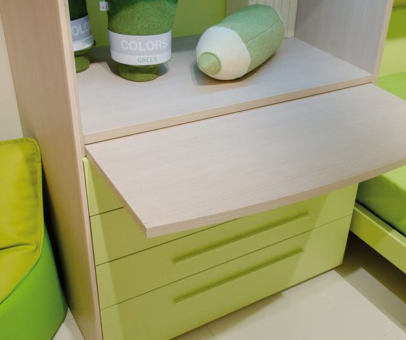 Holz-Schreibtisch / modern / für Kinder / mit Regal - moretticompact Holz-Schreibtisch / modern / für Kinder / mit Regal - moretticompact