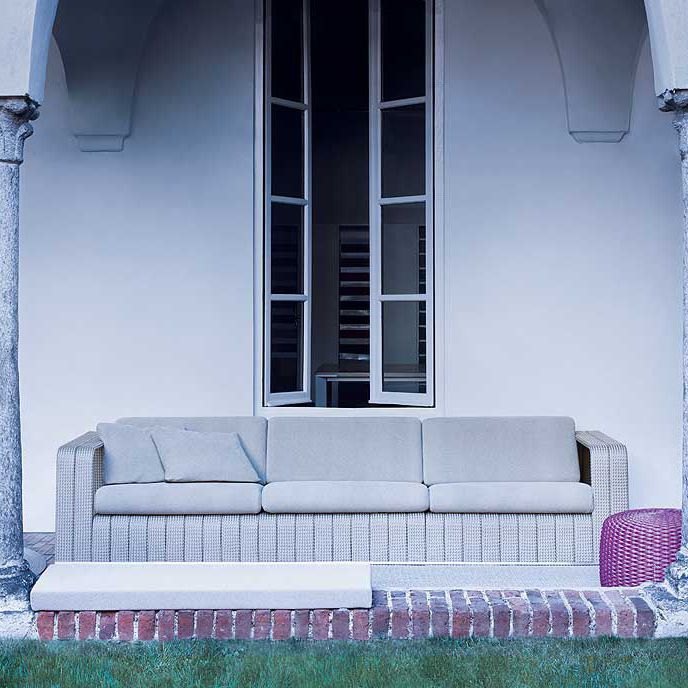 Sofa F R Garten Frame Paola Lenti Stoff Kordel Zweisitzer