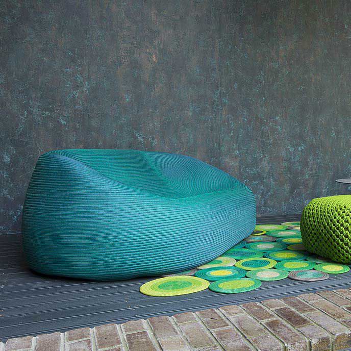 Sofa F R Garten Otto Paola Lenti Stoff Kordel