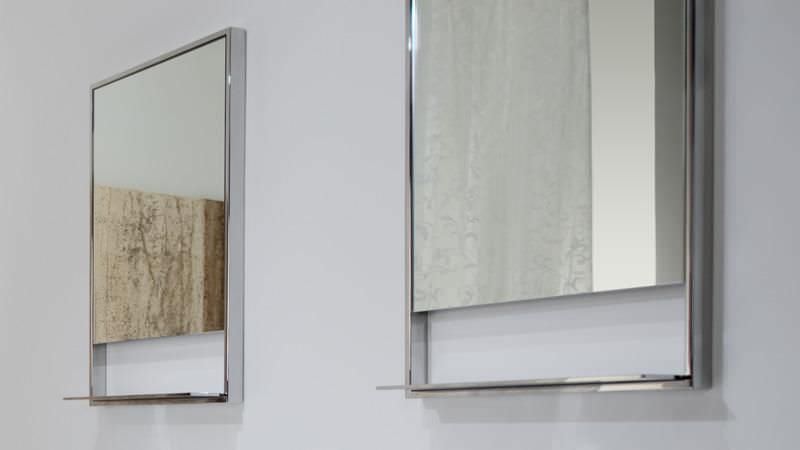 Wandmontierter Spiegel Für Badezimmer Mit Regal Modern Wandmontierter Spiegel Für Badezimmer Mit Regal Modern Rechteckig C 2819