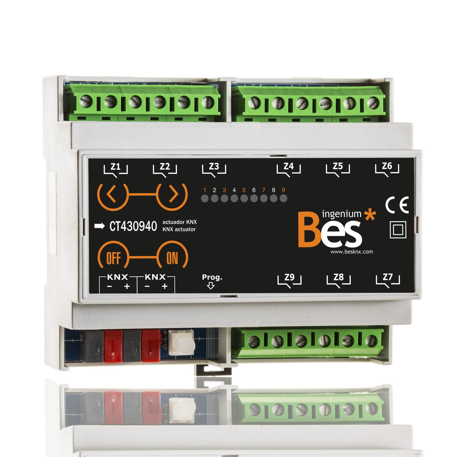 Schaltaktor für Hausautomationssystem 9S K Ingenium BES KNX KNX