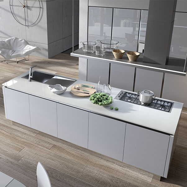 Moderne Küche / Aluminium / Glas / Laminat - BIJOU - ARAN Cucine Moderne Küche / Aluminium / Glas / Laminat - BIJOU - ARAN Cucine