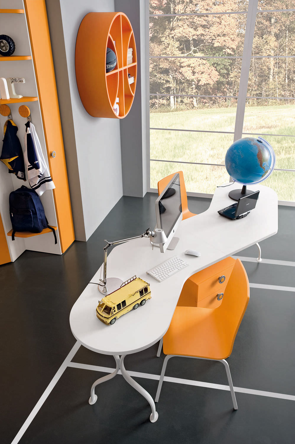 Kinderzimmer für jungen und mädchen sport basket 3 faer ambienti