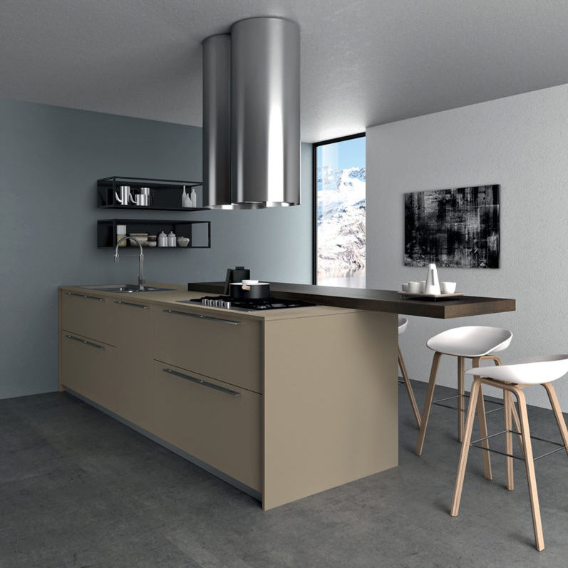 Moderne Küche TAU COMPOSITION 03 ARMONY CUCINE Laminat