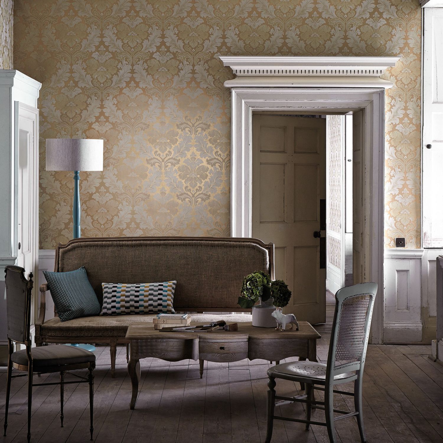 Stil tapete / barock bonaparte c.1850 series the little greene