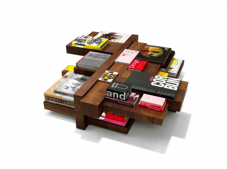 Couchtisch / originelles design / holz / für innenbereich ...