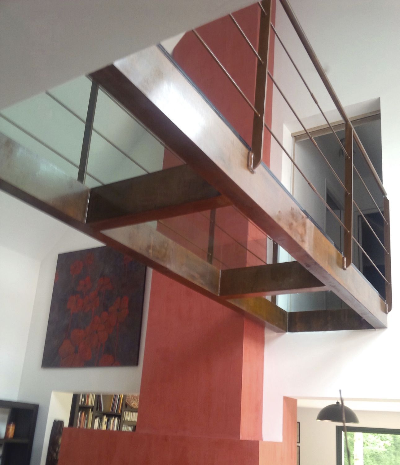 Balkenübergang / Stahl / aus Glas / feststehend - PASSERELLE VERRE ... Balkenübergang / Stahl / aus Glas / feststehend - PASSERELLE VERRE ...