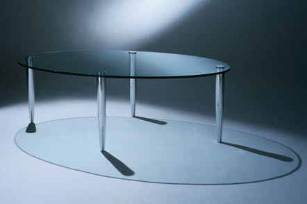 Beistelltisch / modern / glas / für auÃenbereich arc ali oval by ... Beistelltisch oval