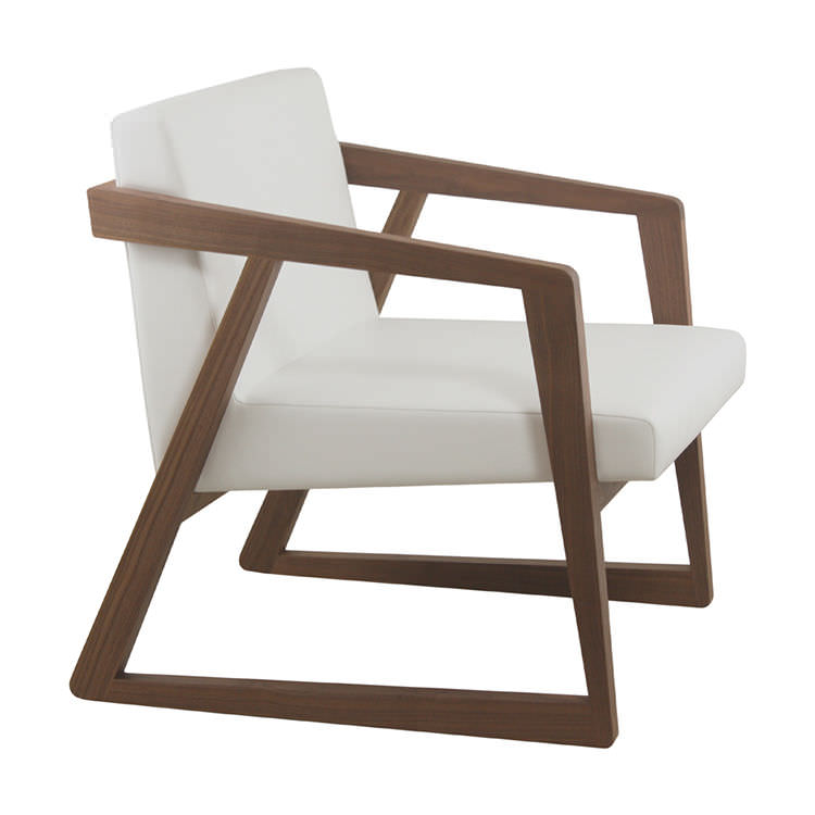 Moderner sessel / holz / kufen leonora lounge cmcadeiras