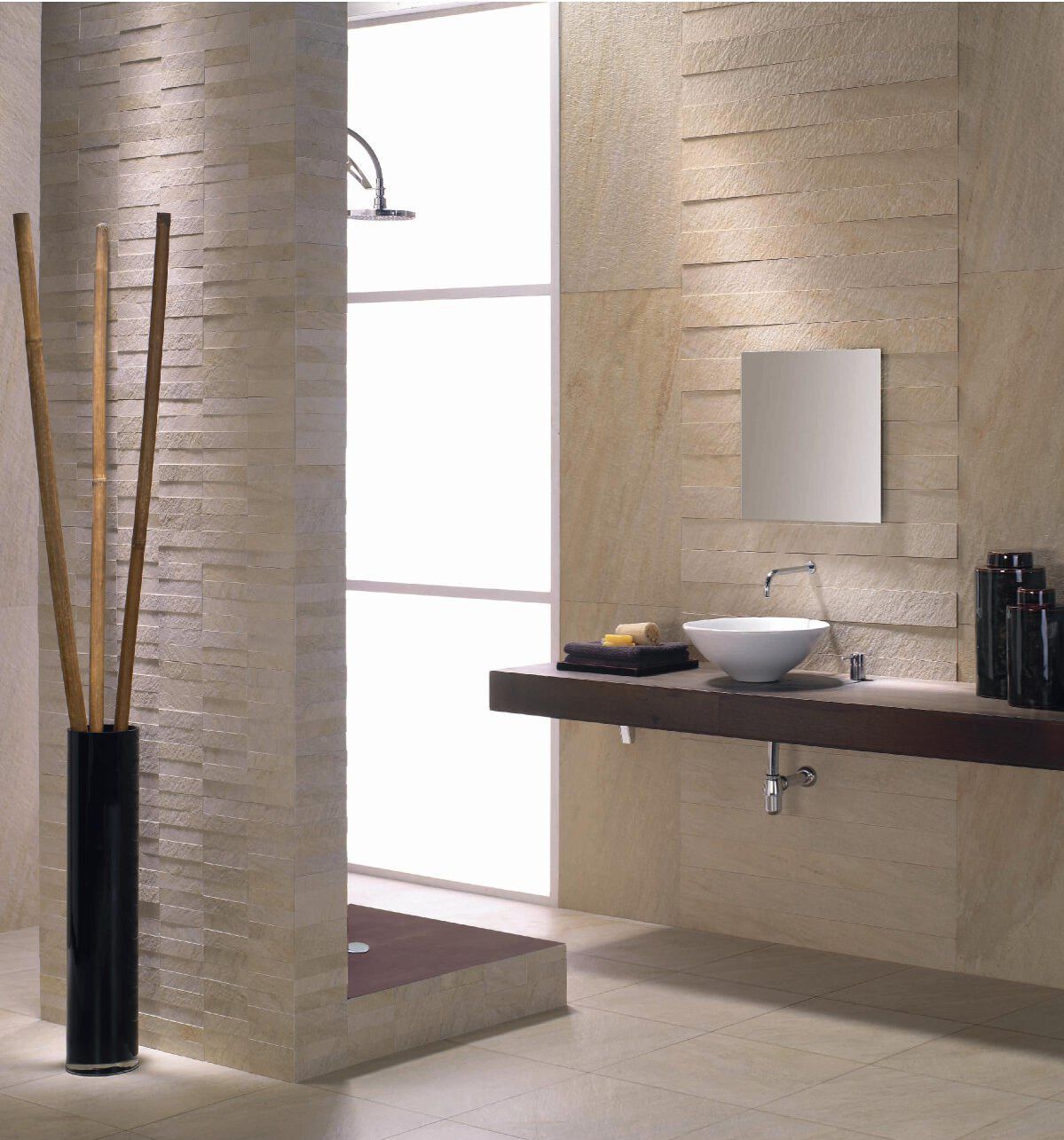 Fliesen für badezimmer / küchen / boden / wandverlegung stone ... Küche weiß arbeitsplatte holz