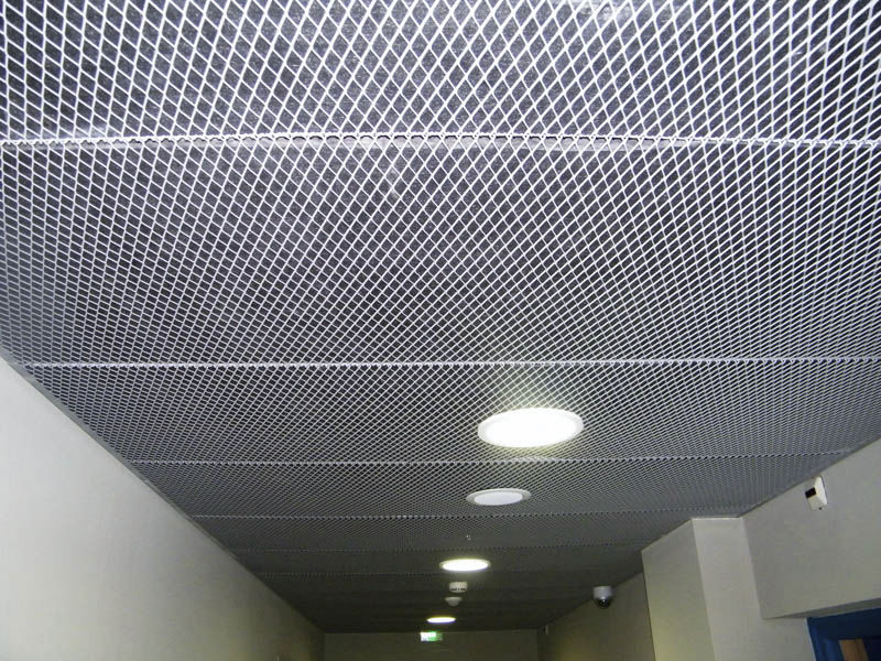 Abgehängte decke / metallgewebe / fliese / dekor marianitech