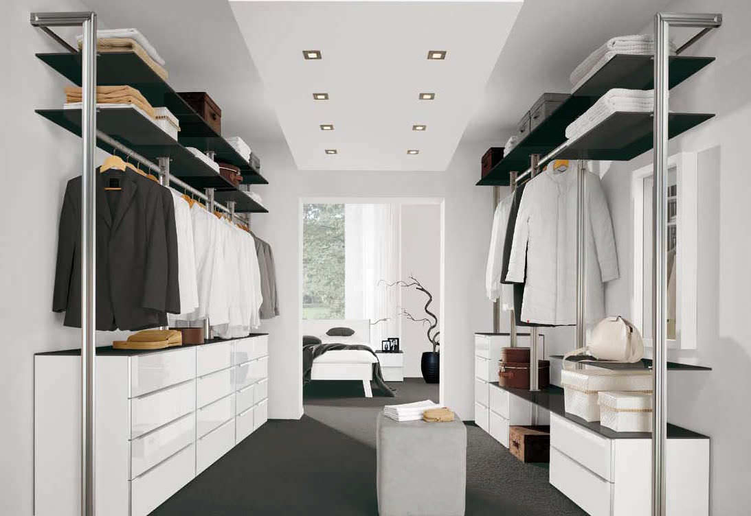 Begehbarer kleiderschrank / holz arias nolte