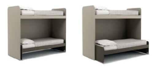 Etagenbett / modern / aus eiche / mit stauraum stack mob ...
