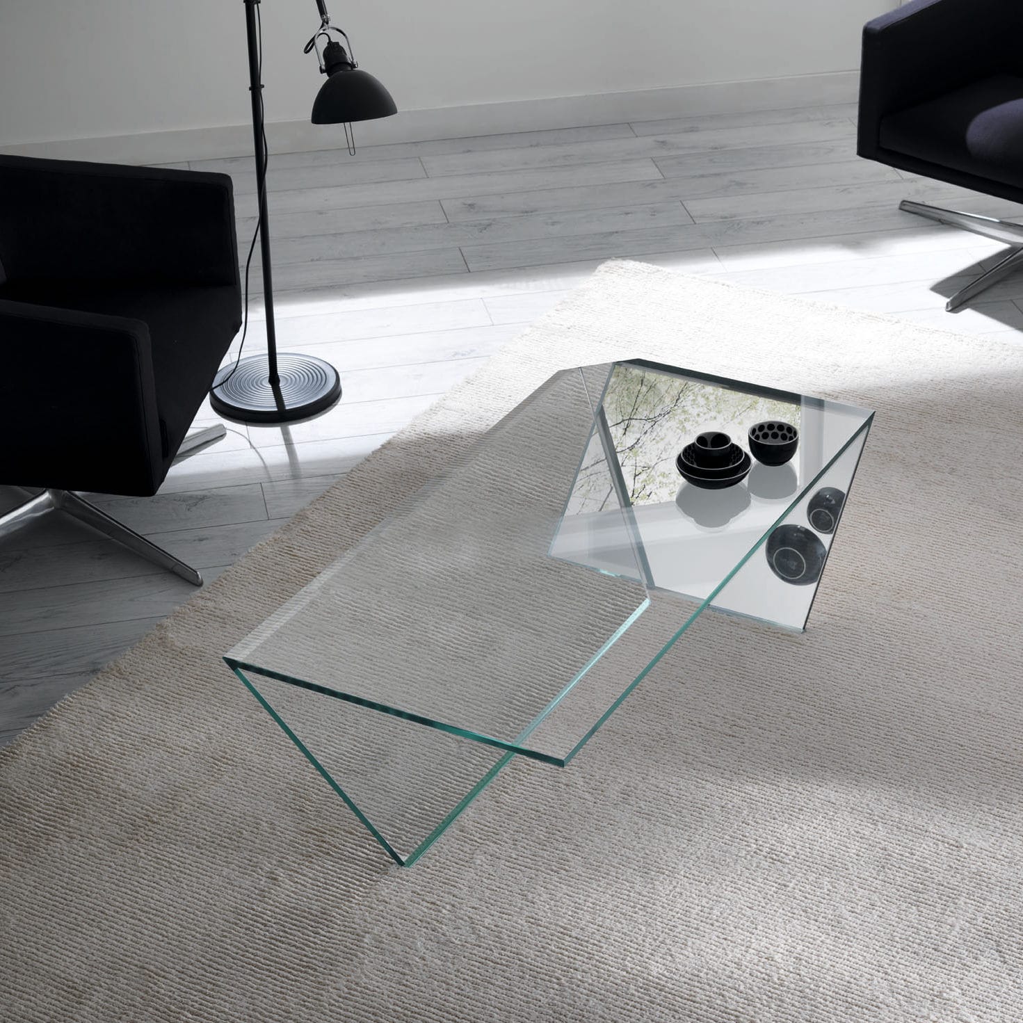 Moderner Couchtisch / Glas / rechteckig / Innenraum - TI by Gonzo ... Moderner Couchtisch / Glas / rechteckig / Innenraum - TI by Gonzo ...