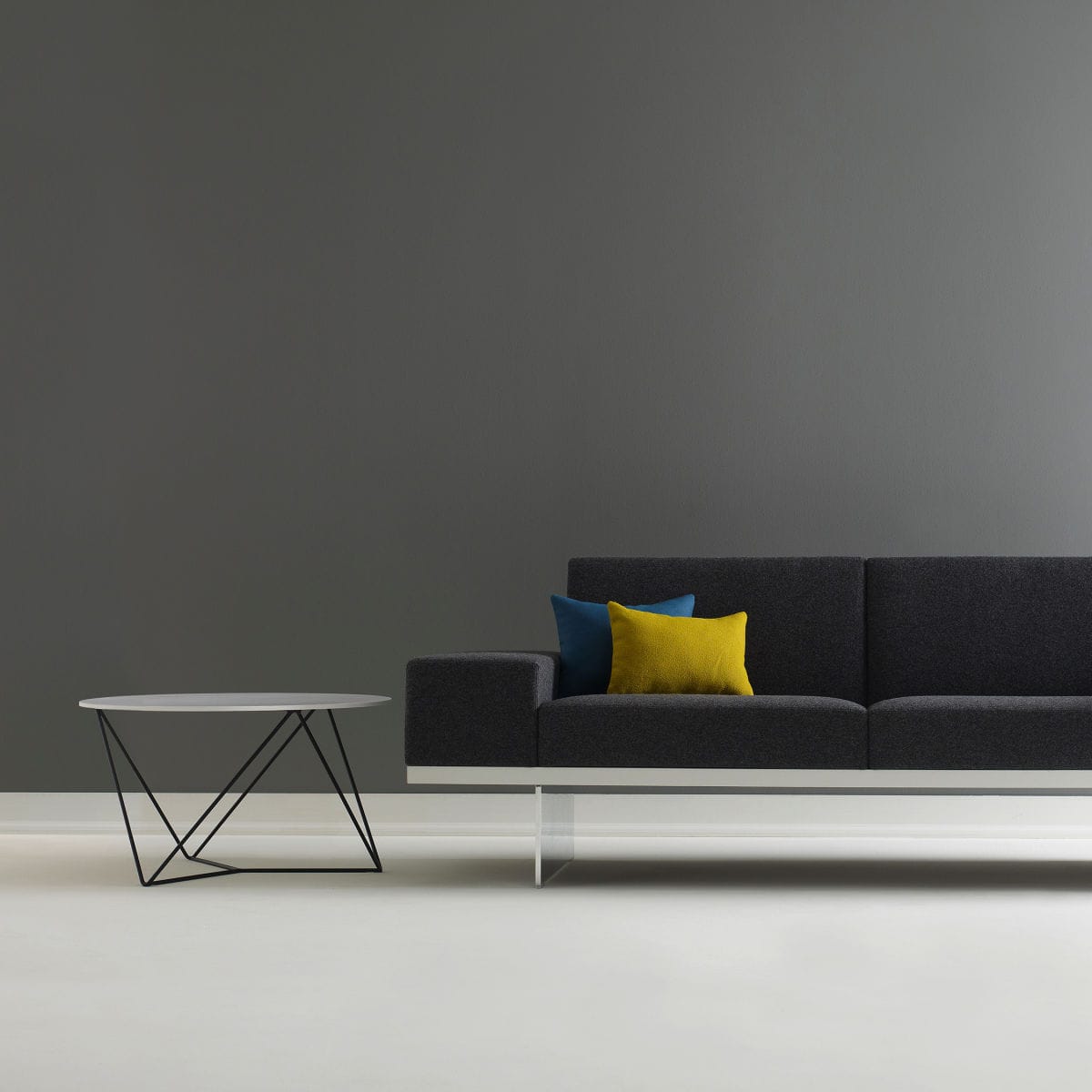 Couchtisch / modern / holz / aus metall stem by jonathan ...