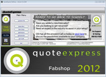 2D/3D-Modellierungssoftware: Stahlger&uuml;st FABSHOP  Quote Express 