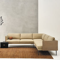 Modulierbares Sofa / modern / Leder / Stoff