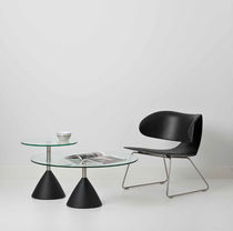 Moderne Couchtisch / Glas / rund / Gewerbe