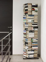 Moderne Bibliothek / lackierter Edelstahl...