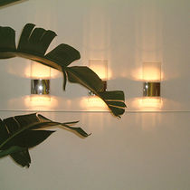 Moderne Wandleuchte / Aluminium / aus Pyrex...