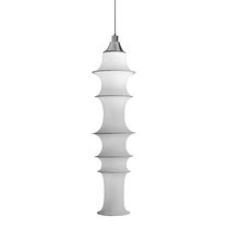 Hängelampe / modern / Aluminium / Stoff