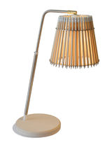 Tischlampe / modern / Holz / Stahl